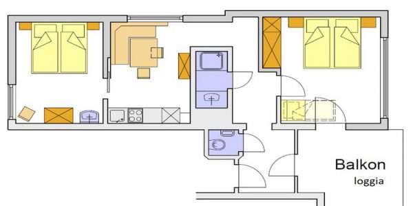 Haus Alexandra Apart Nr. 16 Grundriss