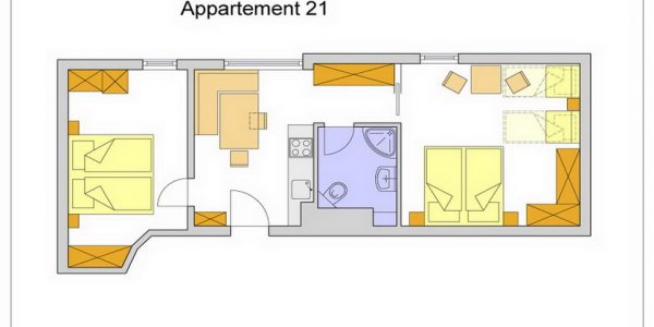 Haus Alexandra Apart Nr. 21 Grundriss