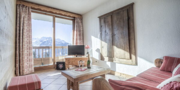 Chalet Le Crystal App. Nr. 8 Wohnraum